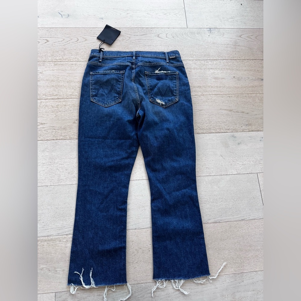 NWT MOTHER denim The Hustler Ankle Fray in Dirty Mary 34 - Picture 11 of 12